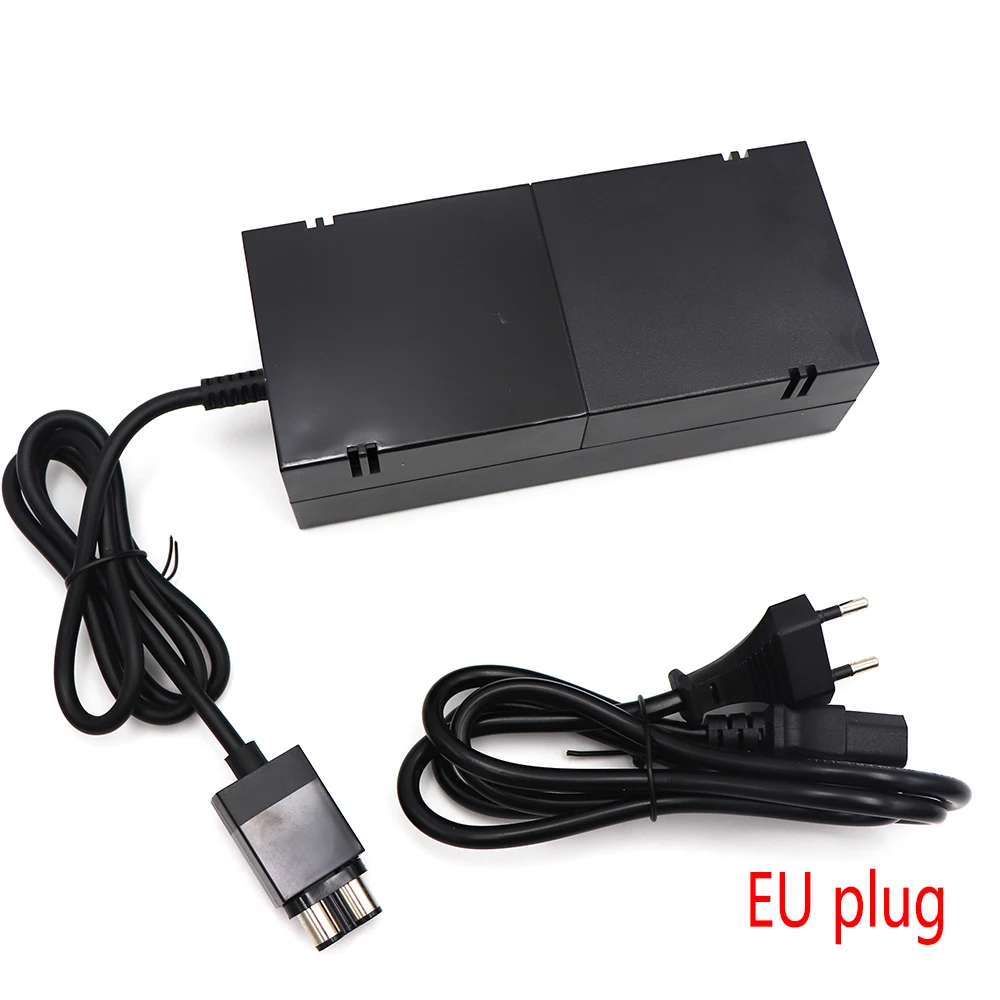 Pengisi Daya Pengganti Adaptor AC Catu Daya EU US Plug untuk Xbox One dengan Kabel Adaptor Daya 100-240V untuk Microsoft Xbox One
