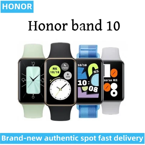 Honor Band 10 スタンダードエディション 長時間使用可能 防水 血中酸素 心拍数 心臓健康ガード 軽量で本物