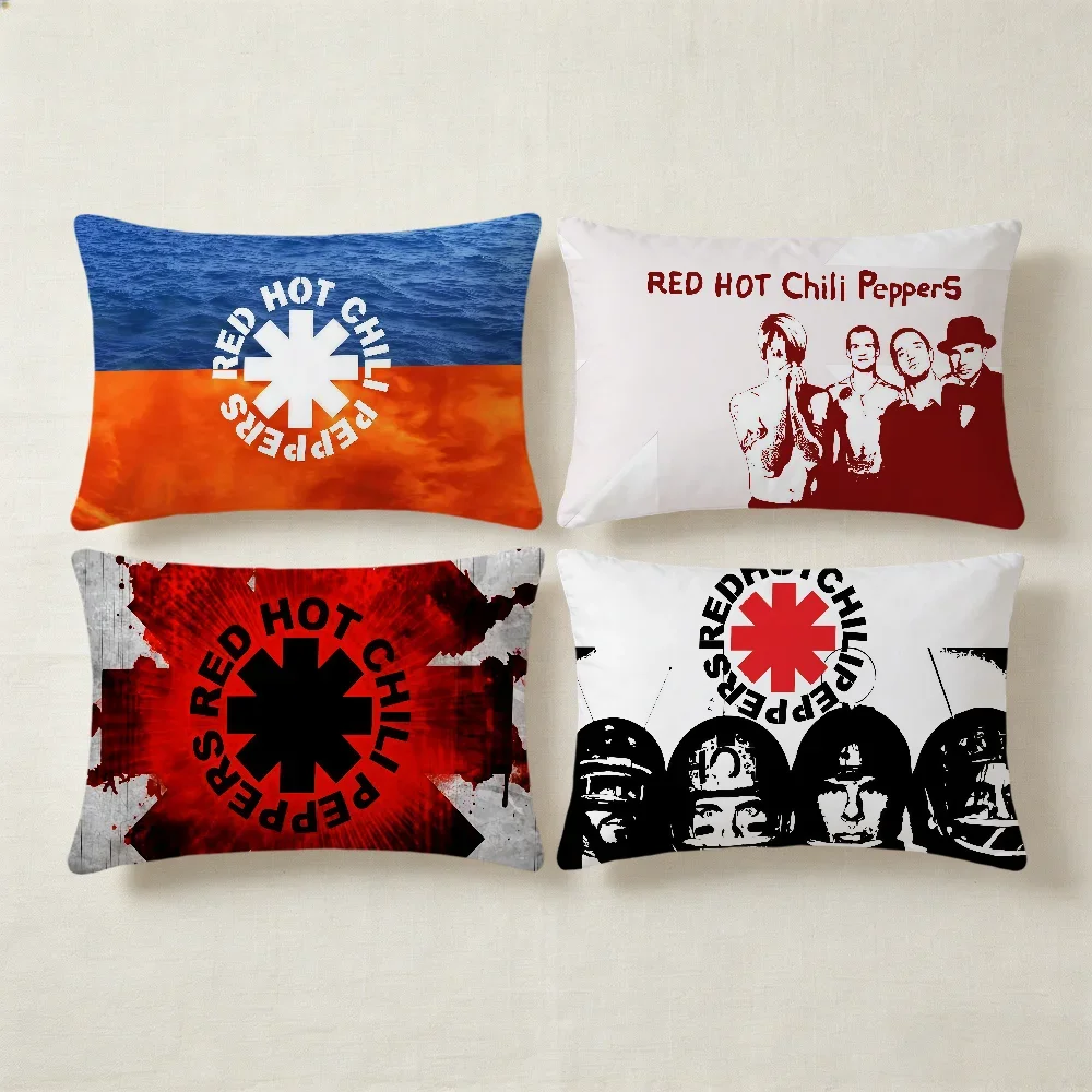 Album R-Red H-Hot C-Chili P-Peppers Cushion Cover Hit Product Home Sofa Living Room Double-Sided Soft Decorative Pillow Cover