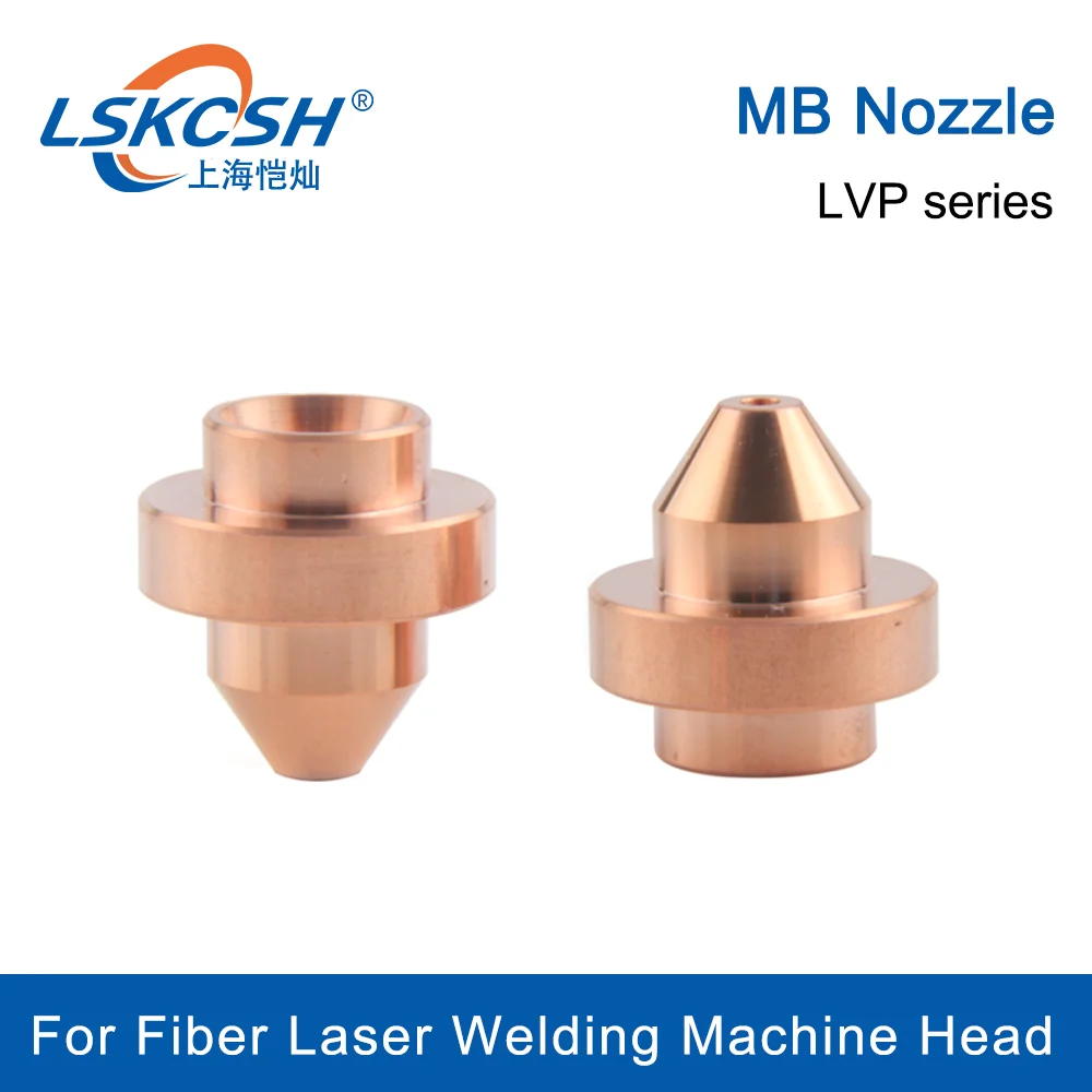10Pcs/lot LVP D22 H22.5 Cutting Nozzle high-speed cutting single-layer of high quality copper for Fiber laser Machine