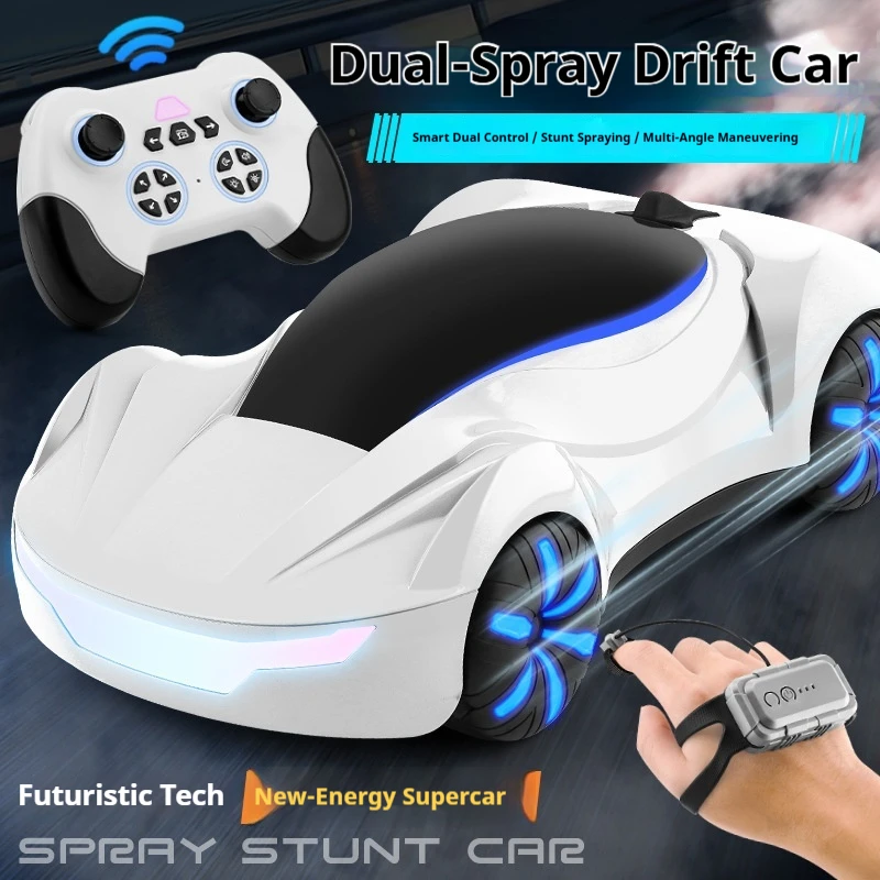 Remote Control Car Gesture Sensing 4wd Drift Racing Car Electric Led Light Spray High Speed Sport Vehicle For Adults New Model