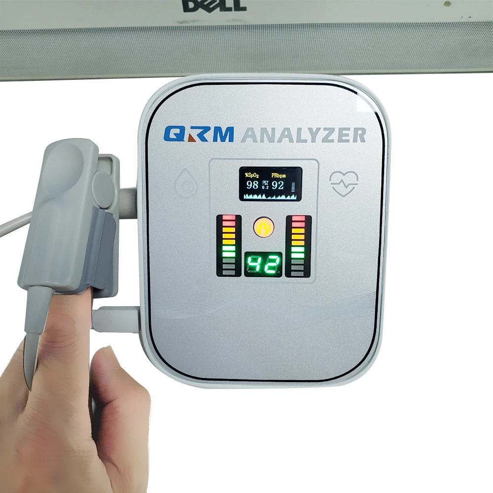 

2023 Latest Version Quantum Magnetic Resonance Analyzer Body Analysis with Pulseoximeter Fingertip Monitor