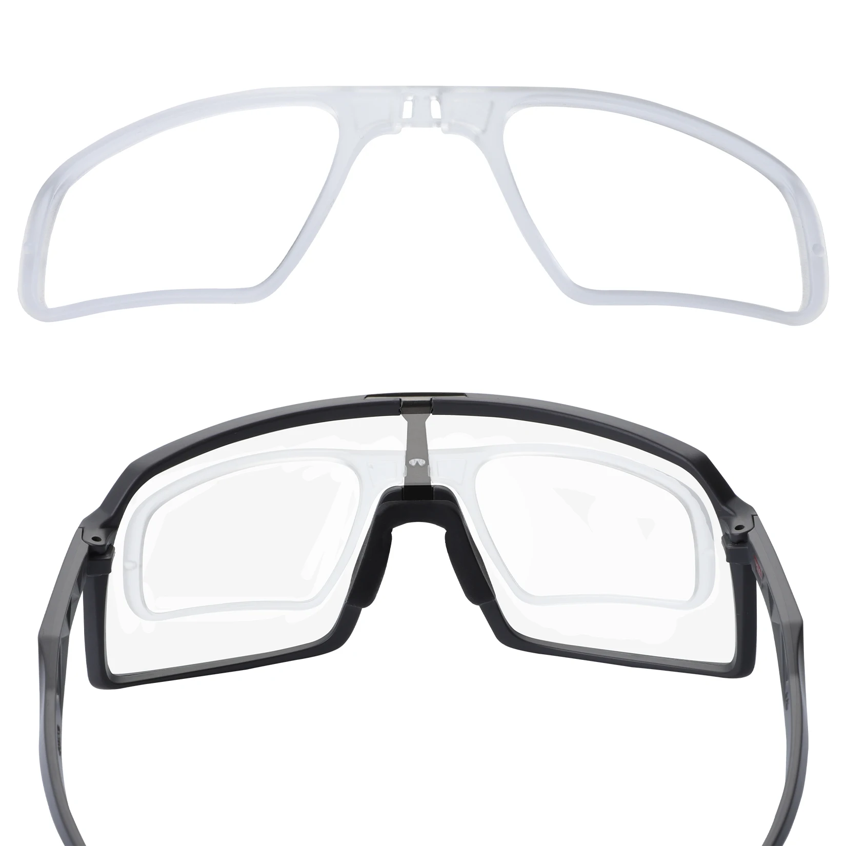 Clip di prescrizione Clip-On con inserto HDTAC per occhiali da sole Oakley Sutro