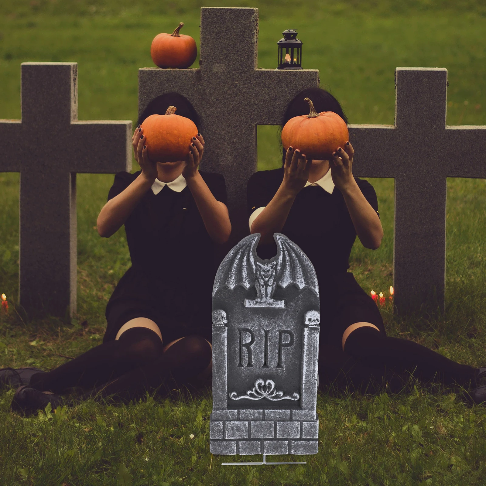 

Foam Tombstone Decoration Haunted House Prop Props Ornaments Halloween Accessories Outdoor Decorations Scared Tombstones Prank