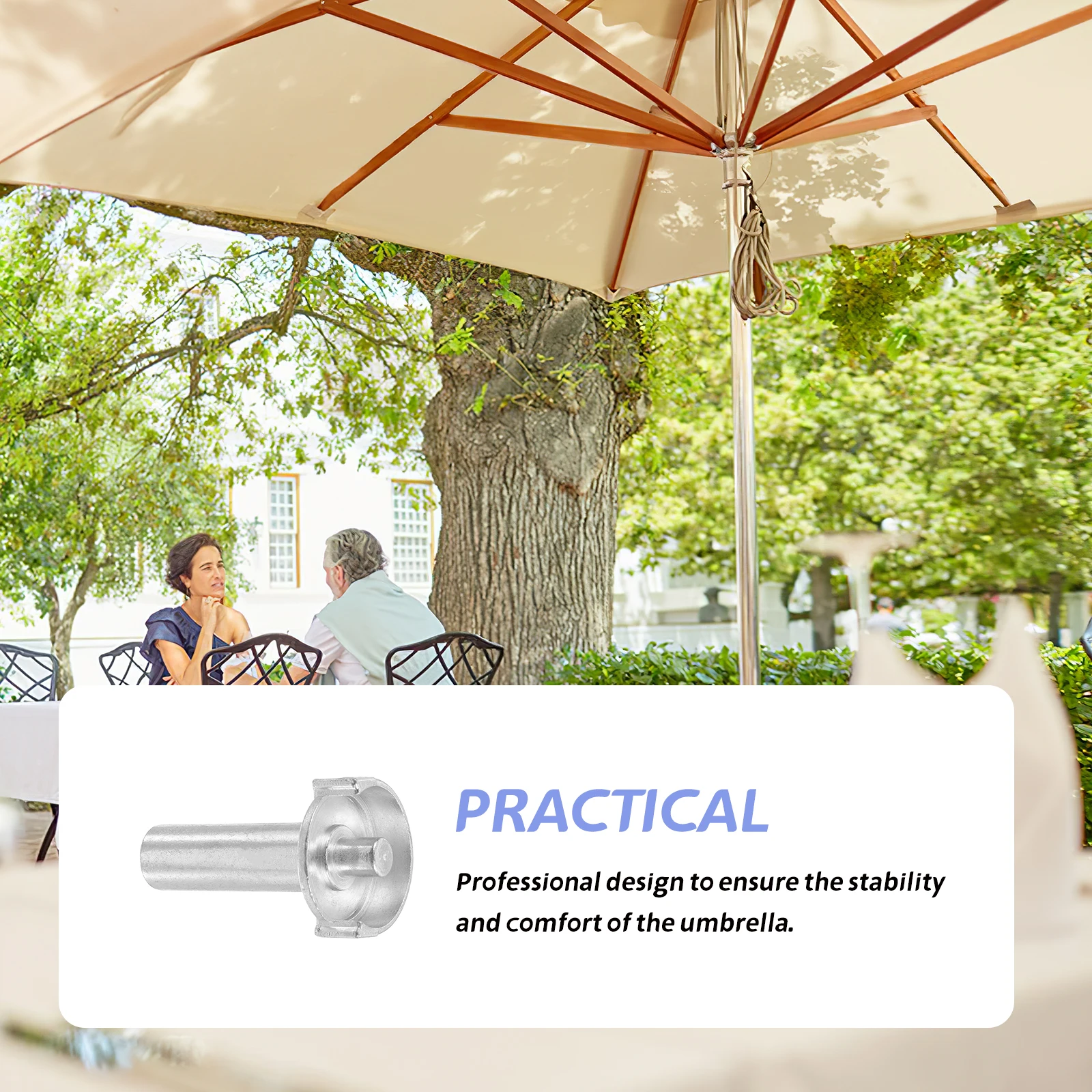 

1pc Roman Umbrella Crank Shaft Fixed Rod Durable Metal Replacement Patio Garden Outdoor Parasol Accessories Cantilever Umbrella