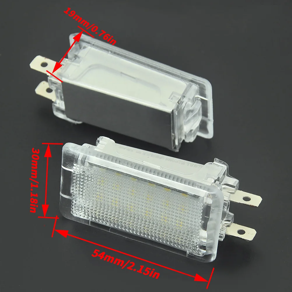 2Pcs/Set LED Car Number License Plate Lights Lamp Bulb Luggage Trunk Light for Opel Insignia  Astra G Convertible Vectra C