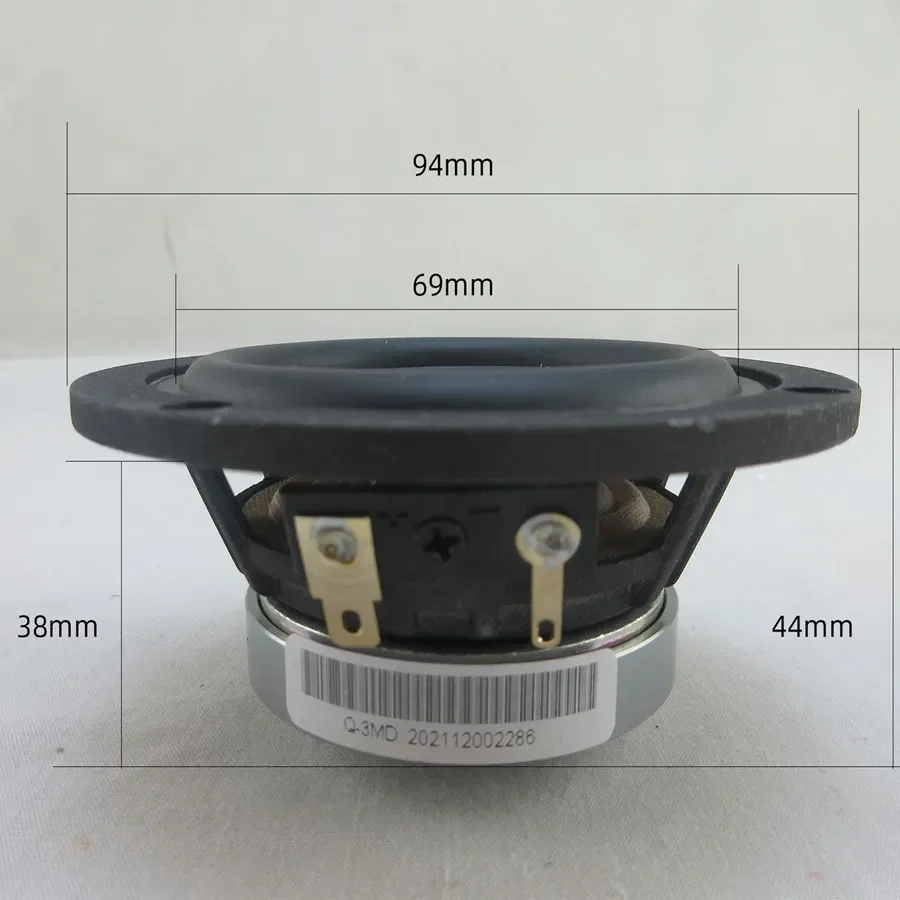 3.5-inch Pure Midrange Universal Upgrade Midrange Performance Speaker for Automobile Lossless Modification of Audio Accessories