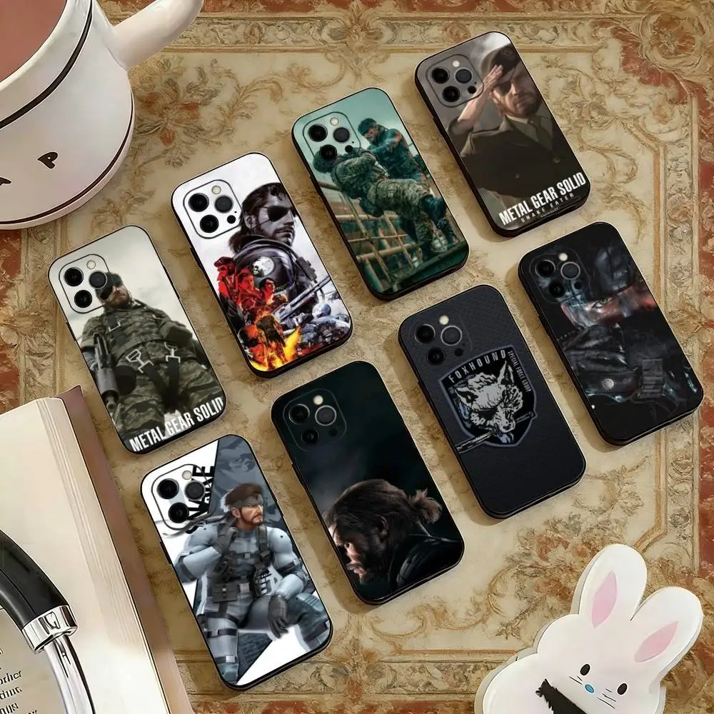 GM-Metal Gear Solid1  Phone Case For iPhone 17, 16,15,14,13,12,11 Plus,Pro Max, Others Soft Black Cover