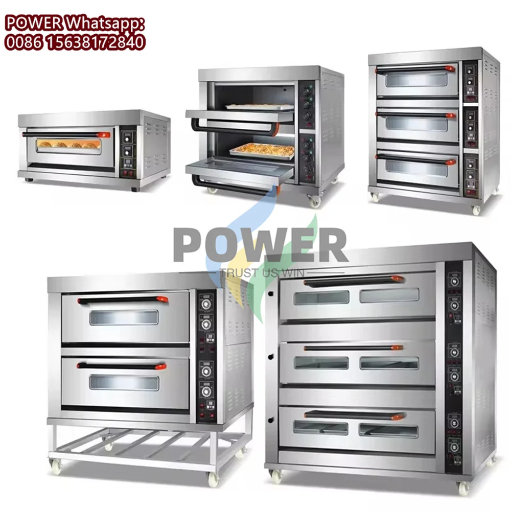 1/2/3/4 الطوابق مخبز فرن كهربائي آلة الخبز البيتزا كعكة الخبز الكرواسون الخبز مخبز فرن آلة للمنزل والتجاري