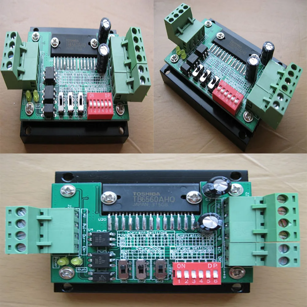 TB6560 3A-1 Stepper Motor Driver Stepper Motor Driver Board Single-axis Current Controller 10 Files