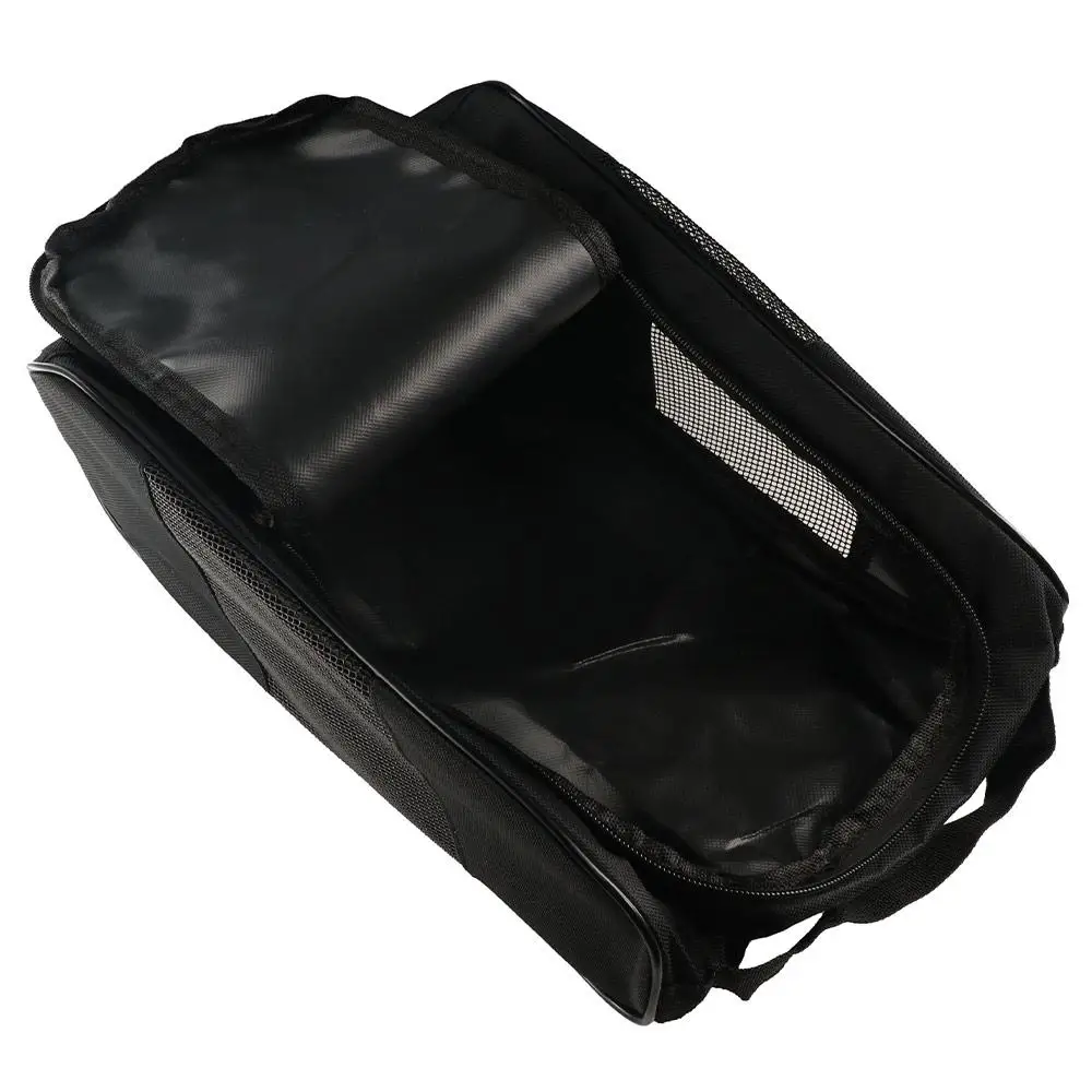 

Portable Oxford Cloth Football Boot Bag Breathable Hand-Held Golf Shoe Bag with Zipper Lightweight Shoe Carrier Bags for Home