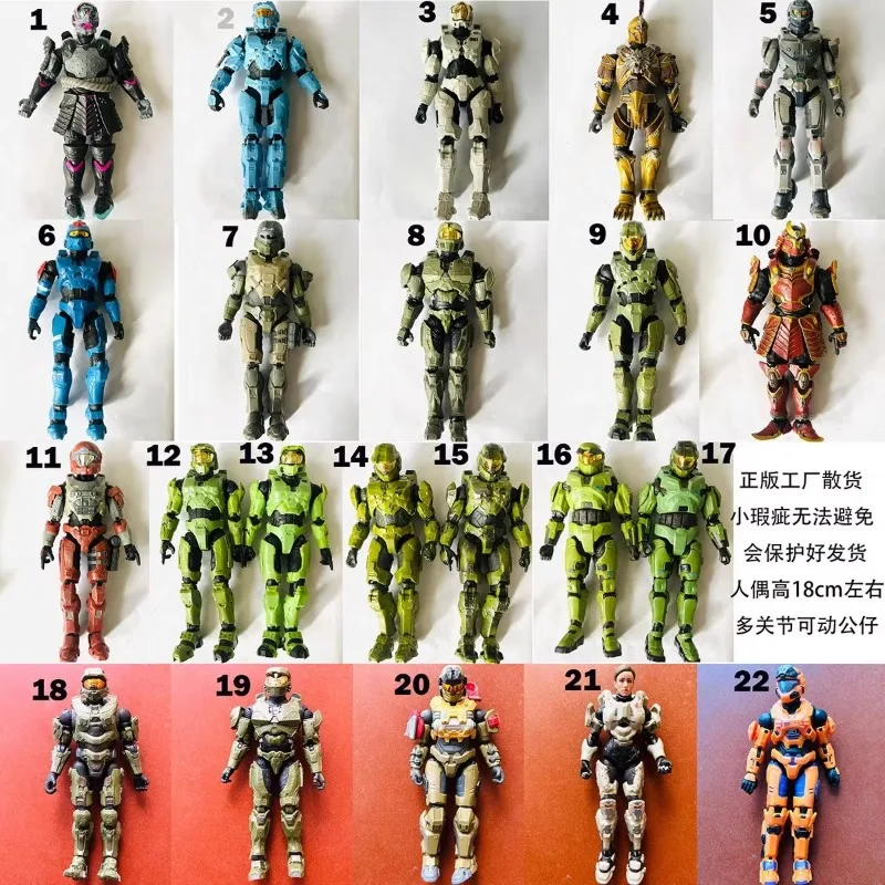 In Stock Infinite Spartan Action Figure WCT Loose Figure Master Chief Multi‑Joint Movable Collectible Model Toy Collecting Gifts view 6