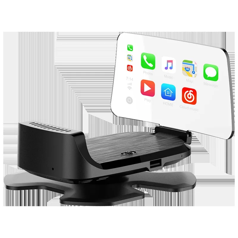 Multifunctional intelligent HUD head-up display carplay Android auto car navigation screen projection and listening to music