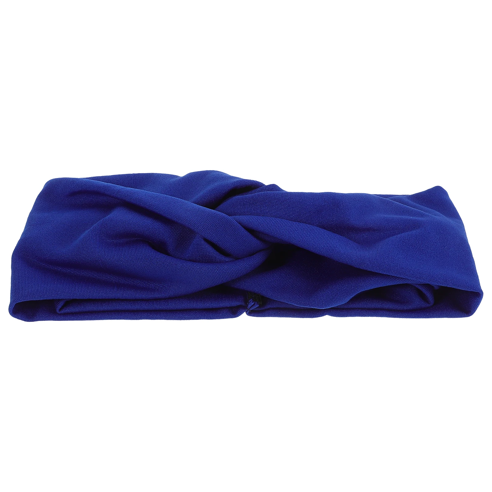 

Elastic Stretch Headband Fabric Hairband Soft Lightweight Breathable Sweat Absorption Wrinkle Free Hair Wrap For