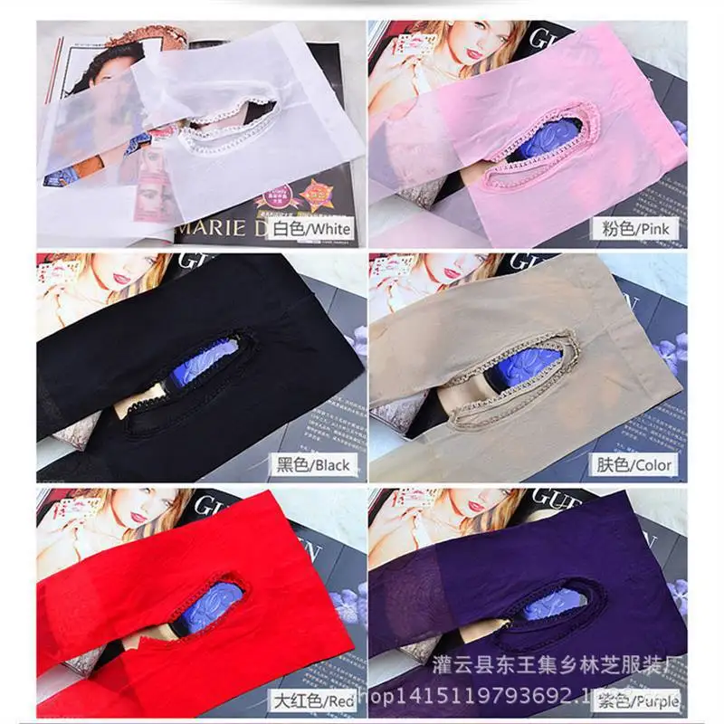 

Ysma Nearly 19, Sexy Stockings, Pantyhose, Open-Crotch Stockings, Open-Crotch Stockings, Ultra-Thin Transparent Seductive One-Piece Stockings