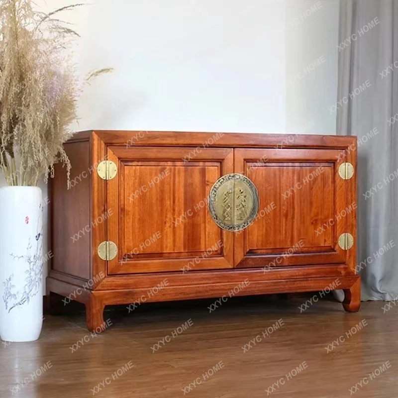 XXCamphor Wood Wedding Box Solid Wood Document Storage Antique Camphor Wood Calligraphy and Painting Collection Box