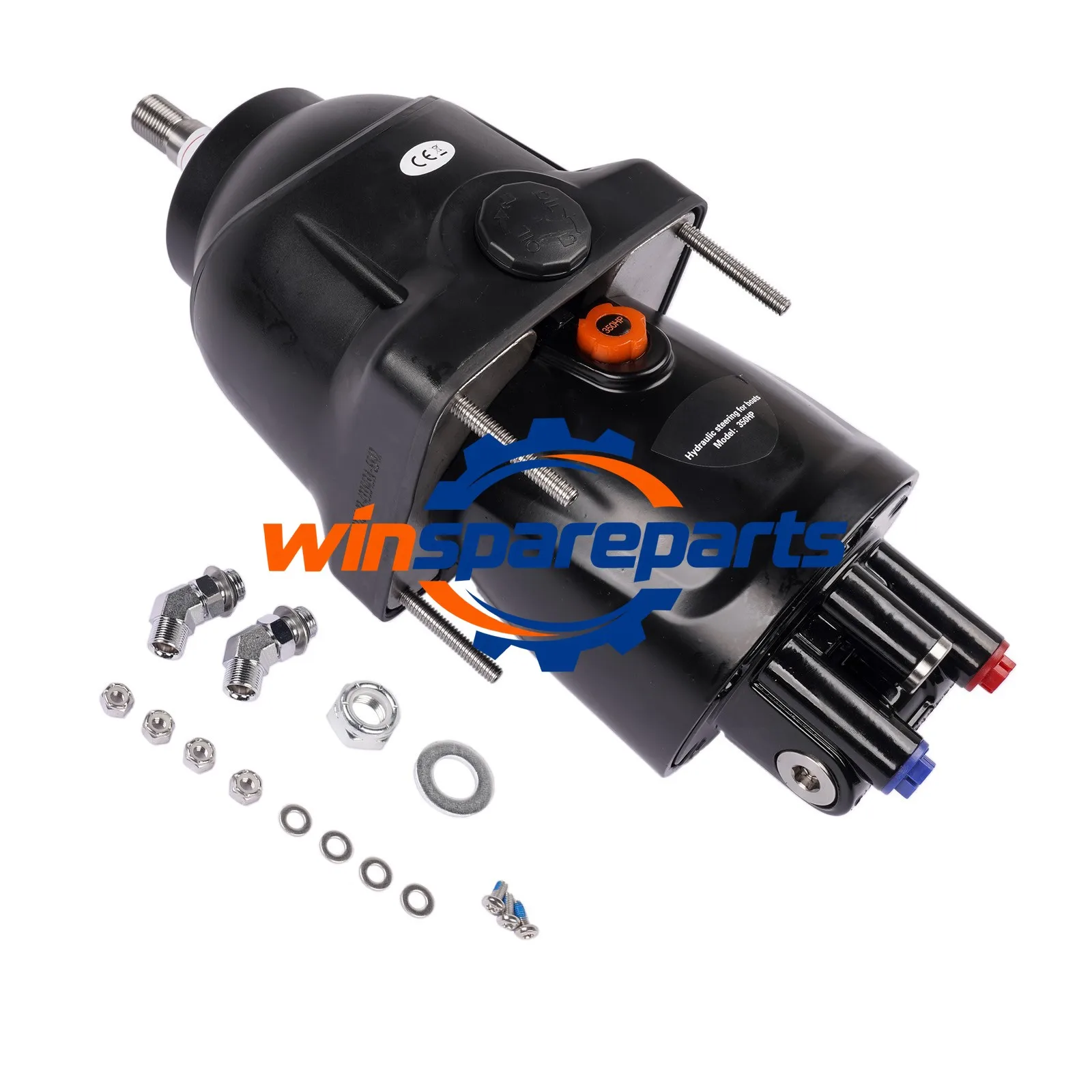 Classic Tilt Mount HH6541-4 48 Degree Tilt Hydraulic Steering 350HP 5 Lock 1.7CI