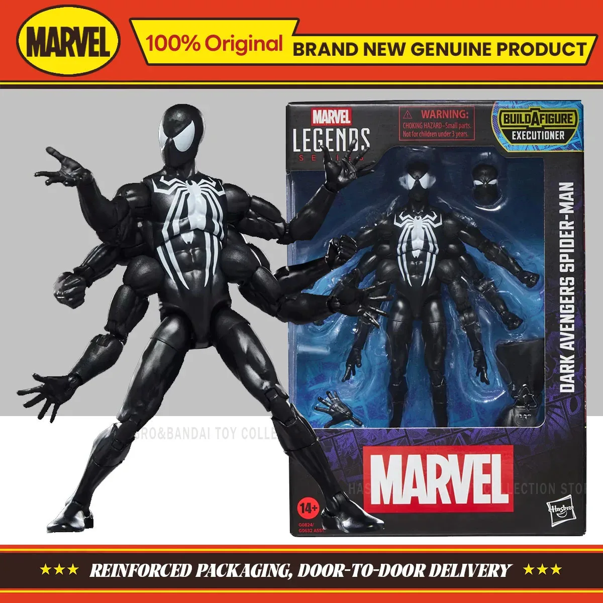 hasbro-marvel-legends-series-dark-avengers-spider-man-15cm-action-figure-collection-original-model-toy-ornament-gifts