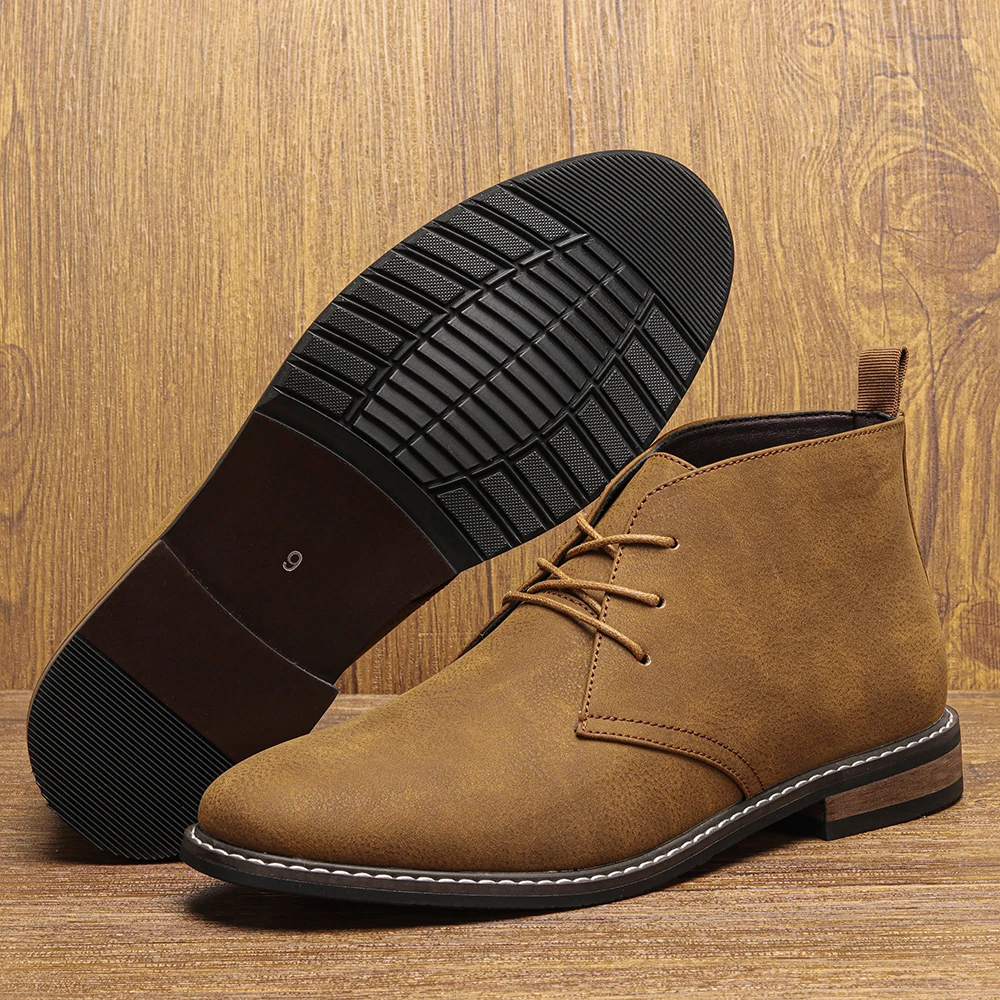 Men Ankle boots Brand Desert Boots Comfortable Leather Boots For Men