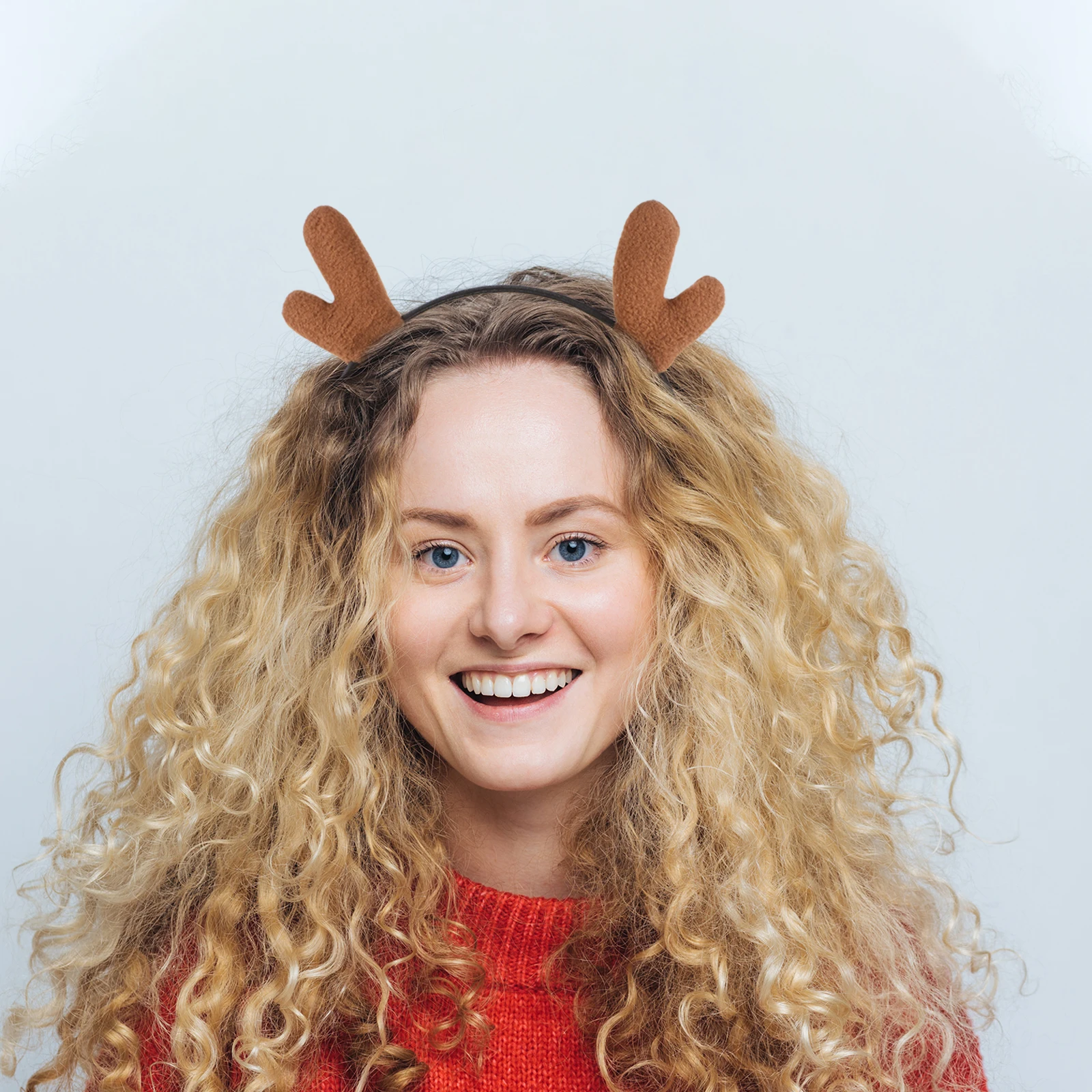 

3PCS Christmas Headb s Reindeer Antler Snowman Hair Hoops Brown Xmas Party Headdress Costume Accessories Festive Decor Props