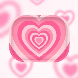 Pink Heart Aesthetic Premium Small Rolling Tray 7