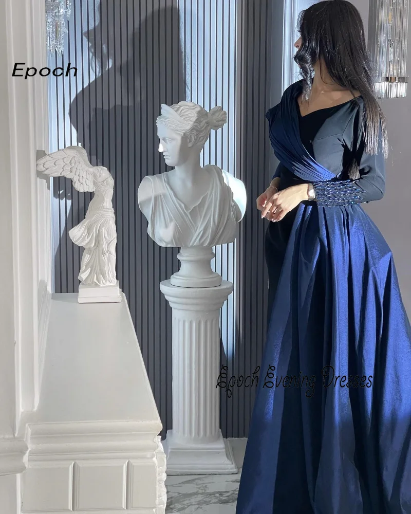 Epoch Formele Gelegenheid Avondjurk فساتين مناسبة رسمية Elegante V-Hals Empire Cocktail Prom Gown Voor Sexy Vrouwen 2024