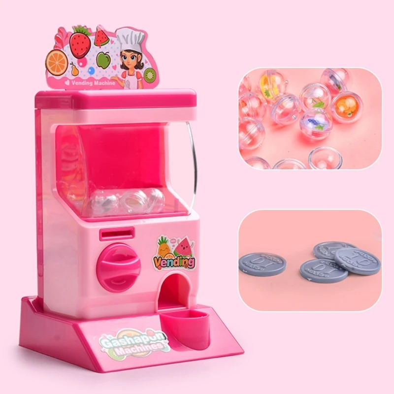 mini máquinas venda automática cápsulas moedas prêmio dispensador brinquedo para festa aniversário