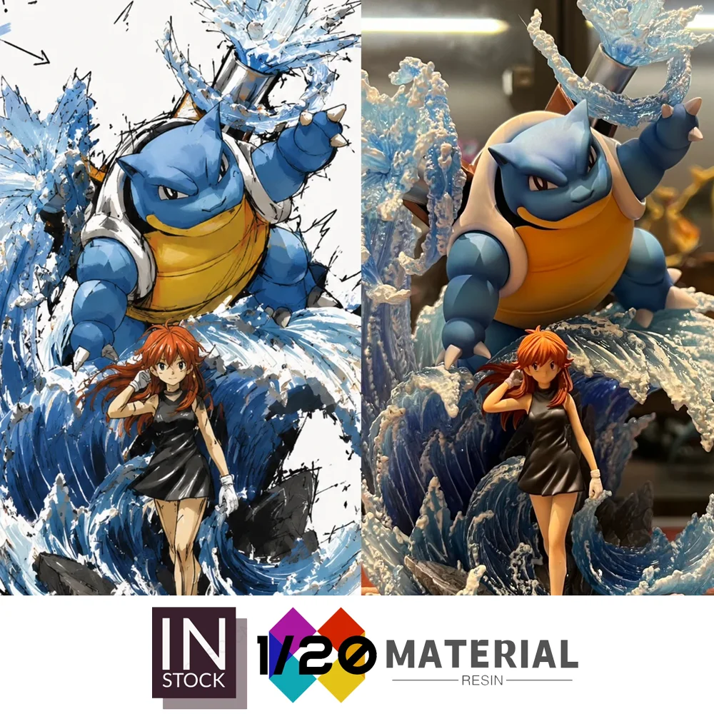 [In Stock] 1/20 Resin Scale World [LV100 Club] – Blue & Blastoise Split2