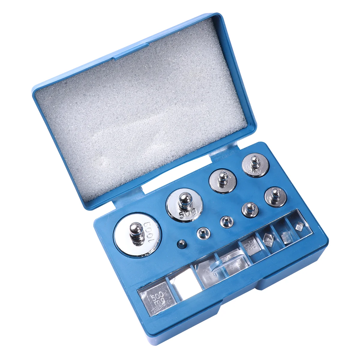 

Calibration Weights Kit 200 Grams Steel Plating Calibration Scale Weight with Tweezers for Digital Balance Scale - 10mg-100g