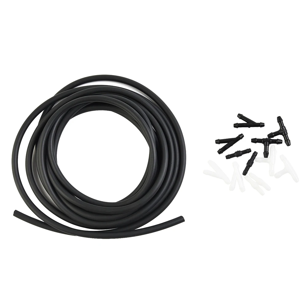 

4m/157inch Car Windshield Washer Hose With Connector Kit Automotive Windshield Jet Spray Wiper Nozzle Water Hose Fluid Tube