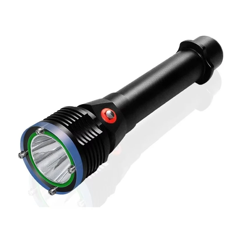 D22 II Diving Flashlight 1200 Lumen Underwater  100 Meter Waterproof Dive Search Rescue Photography Video LED Light Torch