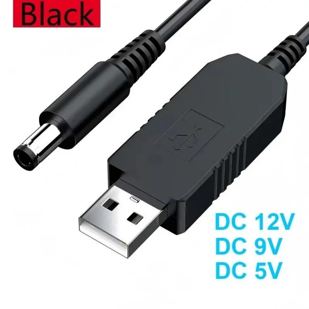 Für Router WIFI Modem Fan Adapter Draht 5,5*2,1mm USB DC 5V zu 12V 9V Power Kabel USB Boost Modul Konverter Über Powerbank