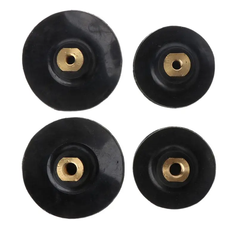 

X37E 4'' Flexible Rubber Backing Pad Hook and Loop Disc for Diamond Polishing Pads Auto Grinding Machine/Angle Grinders