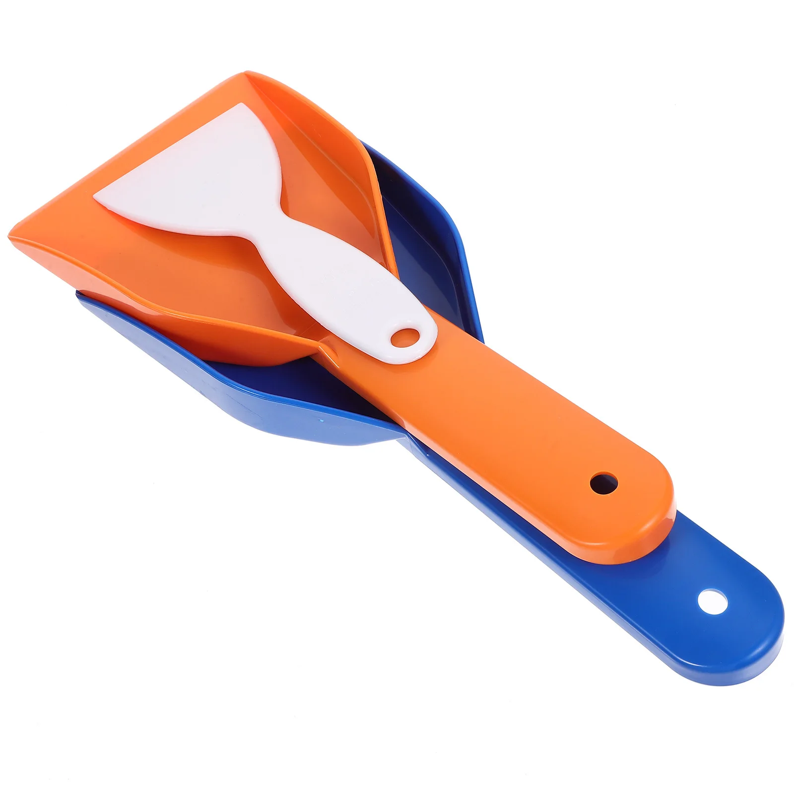 

3Pcs Practical Ice Spade for Cleaning Gaps Handling Oil in Kitchen Bathroom and Refrigerator Plastic Ice Shovel