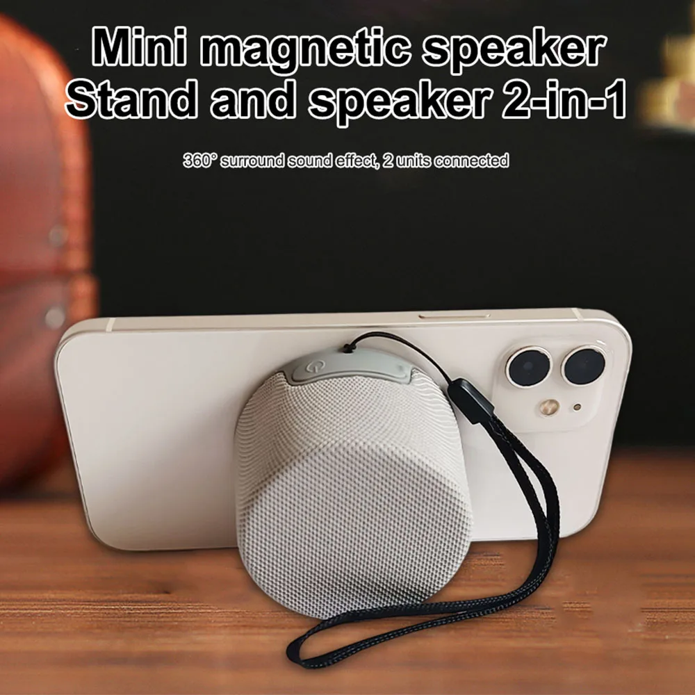 Convenient and Compact Magnetic Speaker, with Ultra Long Battery Life, Suitable for Computers and Mobile Phones, Strong Penetrat view 3