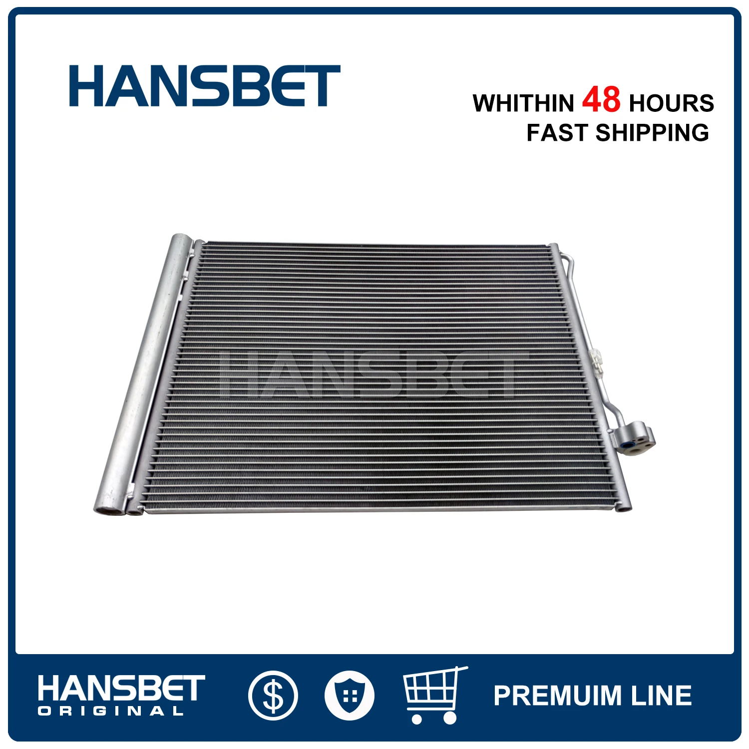 

AC Condenser with Receiver Dryer 64509239992 for BMW X5 E70 F15 X6 E71 F16 64536972553 HANSBET