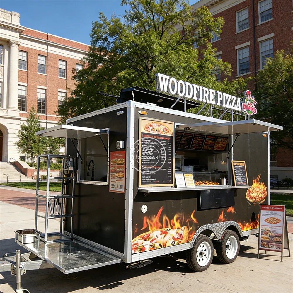 

Bakery Mobile Pizza Coffee Food Truck Beer Carts Burger Street Food Truck Trailer With Full Kitchen