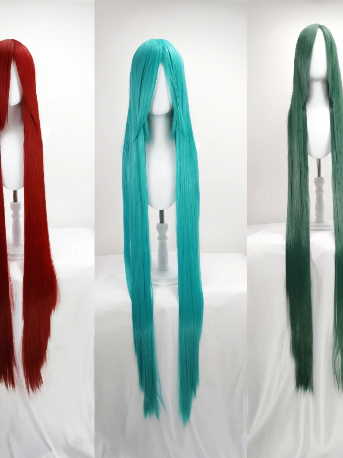 50cm Long Straight Cosplay Wig Various Colors Available One Meter Five Length Super Long Fake Hair for Anime Characters
