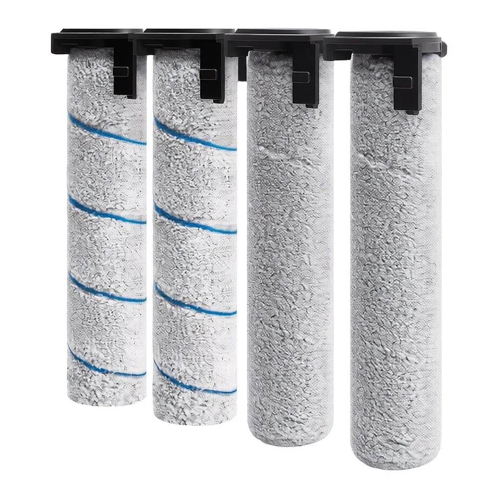 2 Pcs Roller Brush For Rowent For X-Clean 2 / For X-Clean 4 Vacuum Cleaner Replacement Robot Spare Part Accessories
