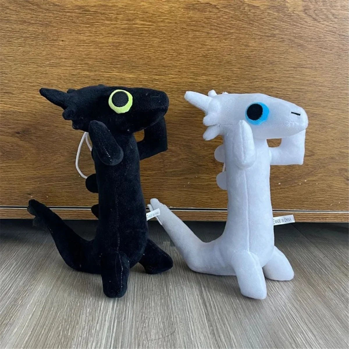 Toothless Dancing Meme Plüschtier Dancing Dragon Gefüllte weiche Tiere Plüschtiere 25 cm Puppe Anime Game Room Kissen Schwarz