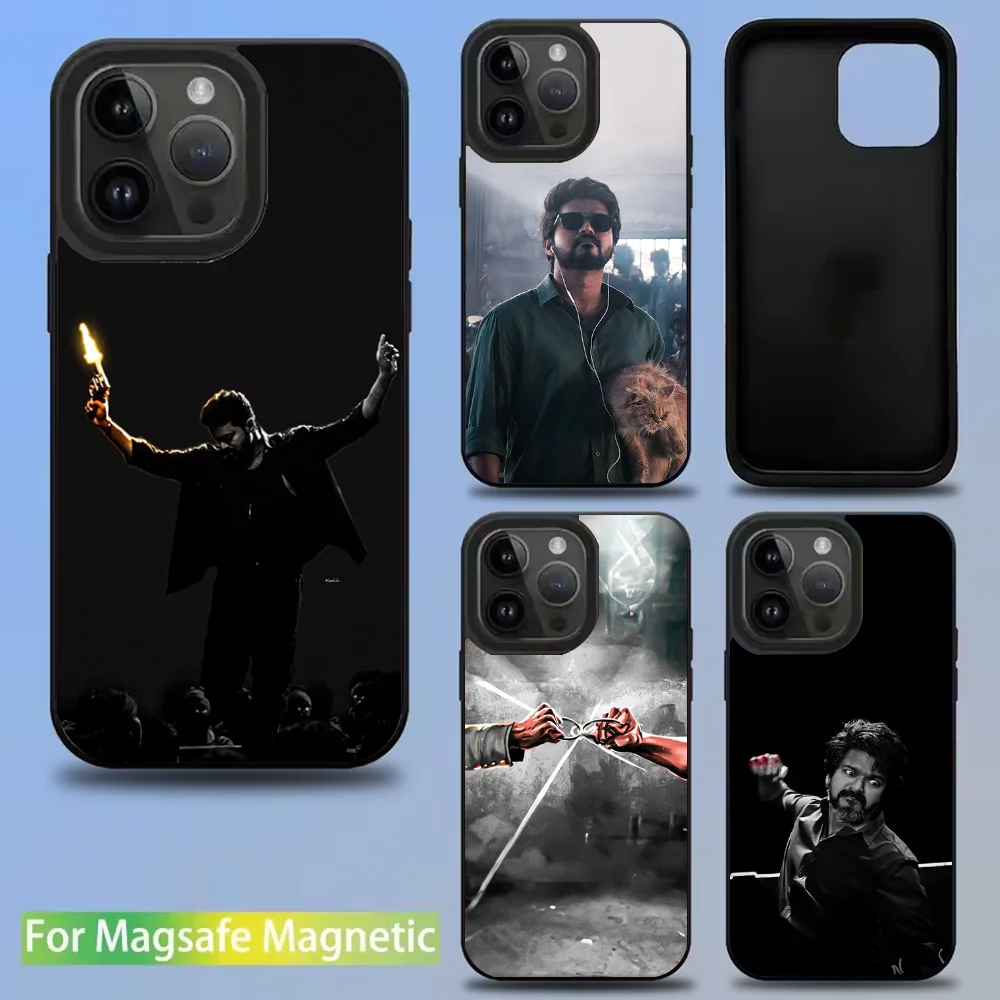 

Singer T-Thalapathy Vijay Phone Case For iPhone 16,15,14,13,12,11,Pro,Max,Plus,Mini,SE New Magsafe Magnetic Wireless Charging