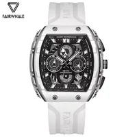 Mark Fairwhale 5670 reloj de moda de marca superior para hombre, resistente al agua, calendario luminoso, cronógrafo, reloj deportivo de cuarzo para hombre, reloj para hombre