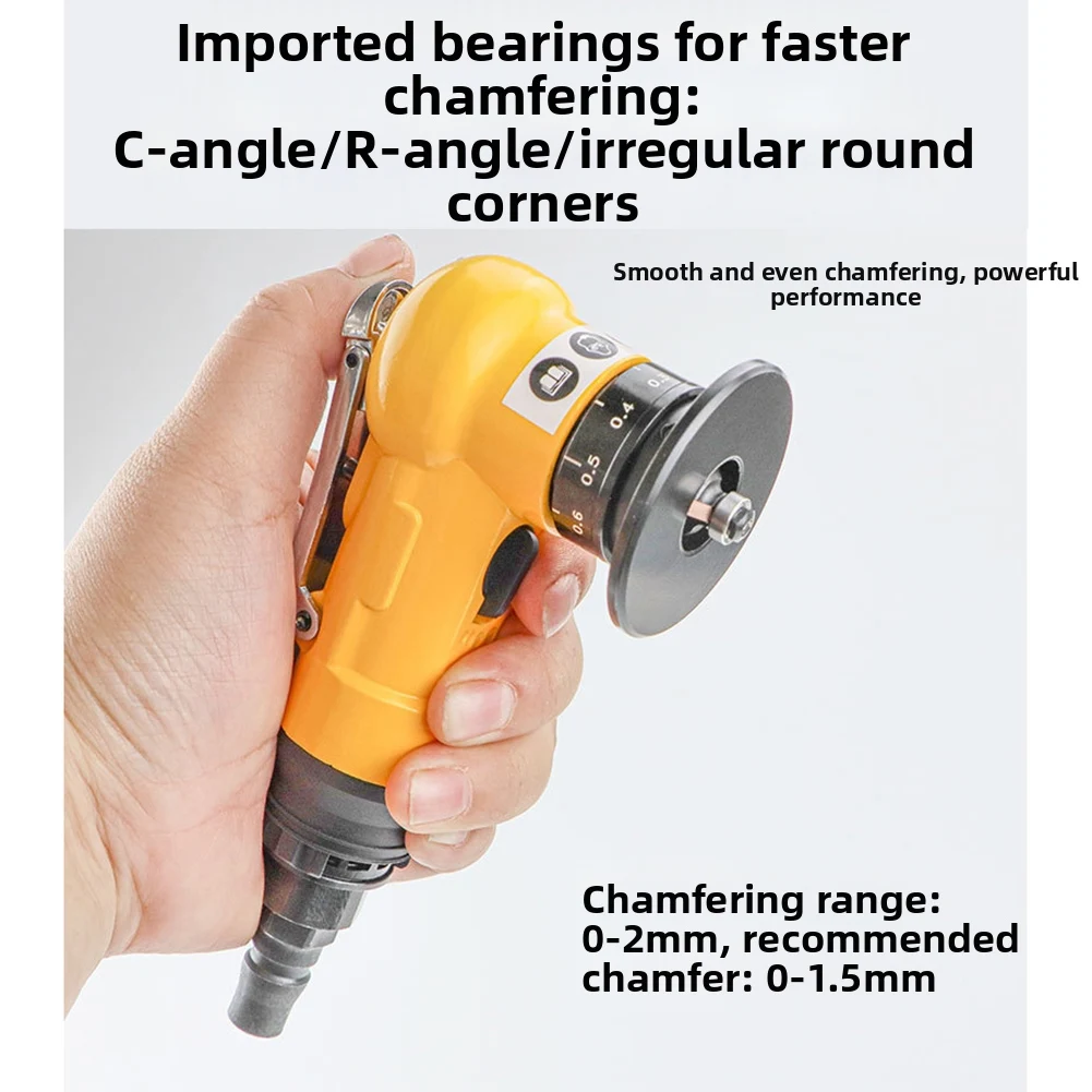 

Industrial Pneumatic Chamfering Tool with Safety Lock and Pressure Switch High Speed Motor for Rapid Deburring