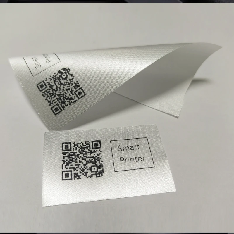 Blank Satin Washing Mark Wash Ribbo Non-fading Clothing Labels, Width 20, 30, 40, 50, Length 200m, for Thermal Transfer Printer