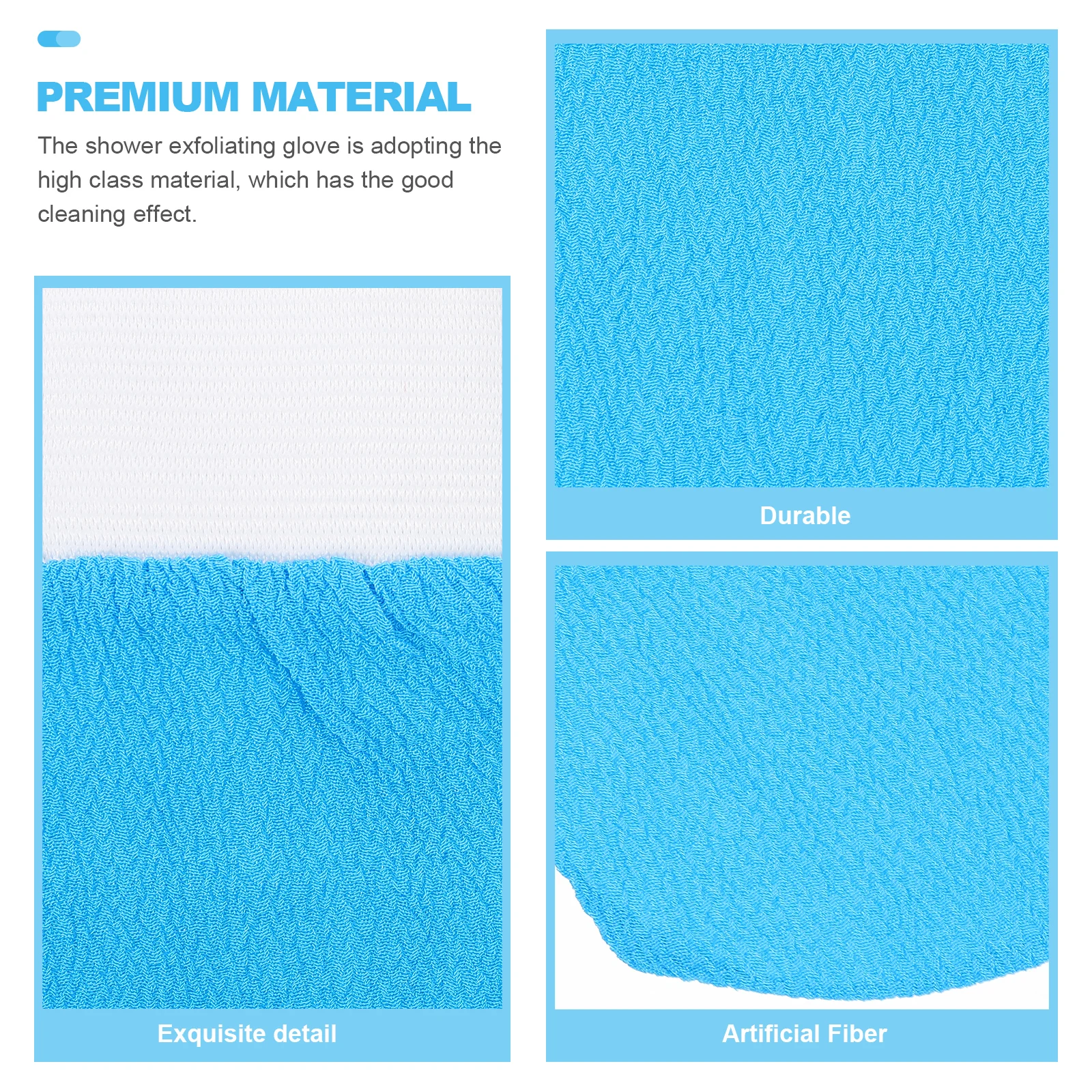 

2Pcs Rough Bath Mitt Korean Exfoliating Gloves Lightweight Body Scrubbing Shower Mittens Skin Cleaning Bathing Supplies