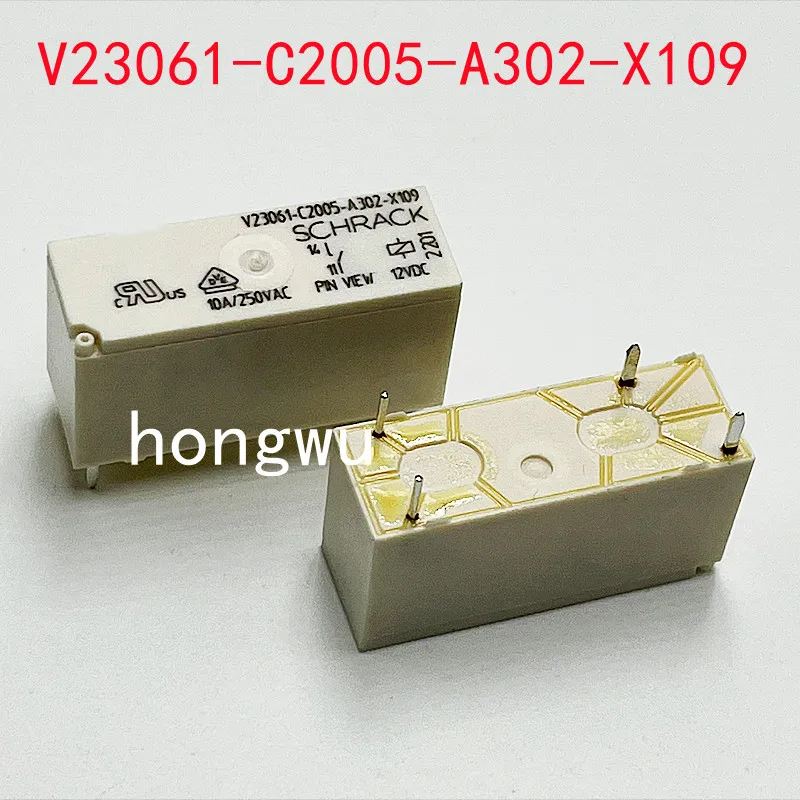 100% Original New 1PCS  V23061-C2005-A302-X109  DC12V  relay  10A  4pins