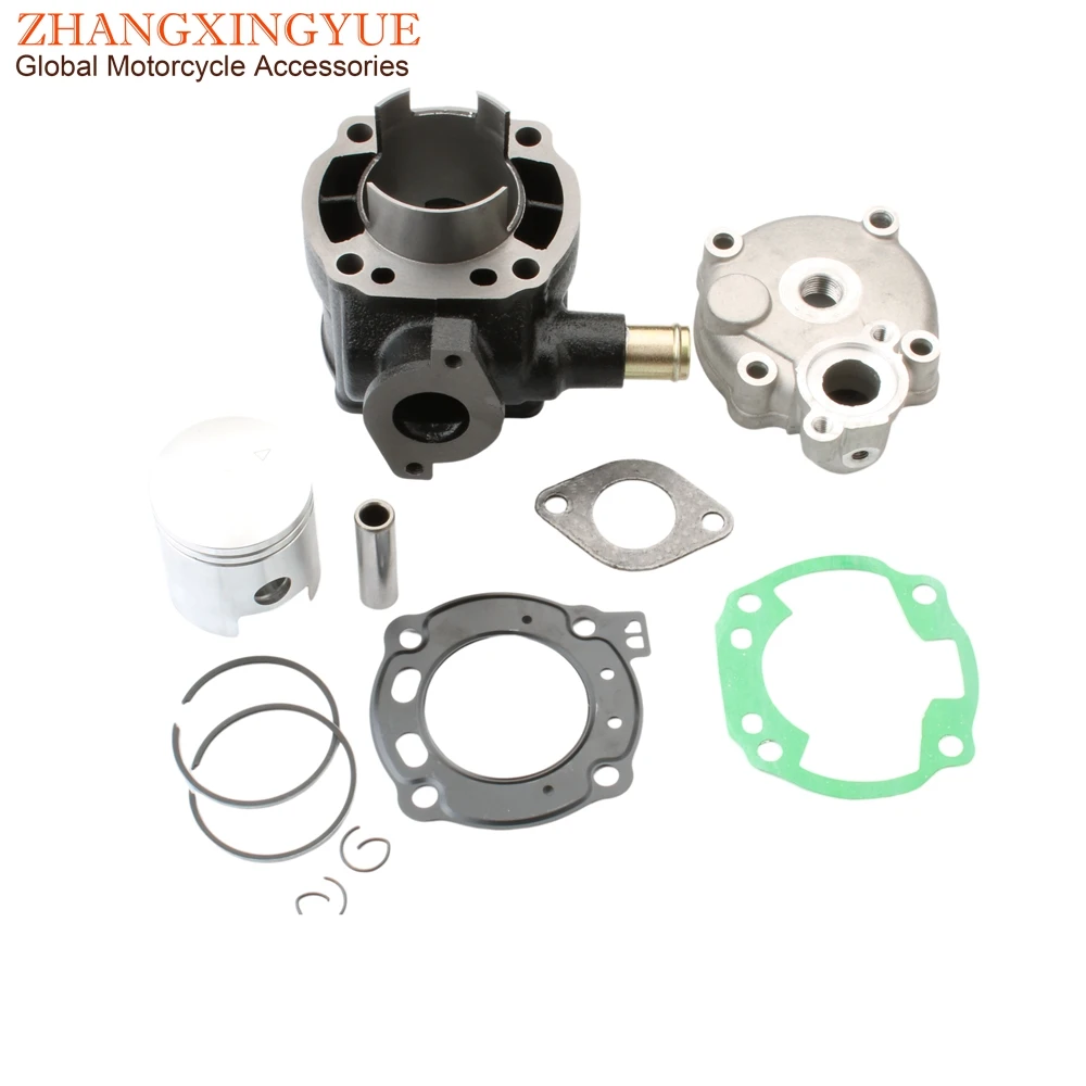 Scooter 70cc Big Bore Cylinder Kit & Head For Suzuki Katana 50 Zillion 50cc LC 47mm/12mm 2-Stroke