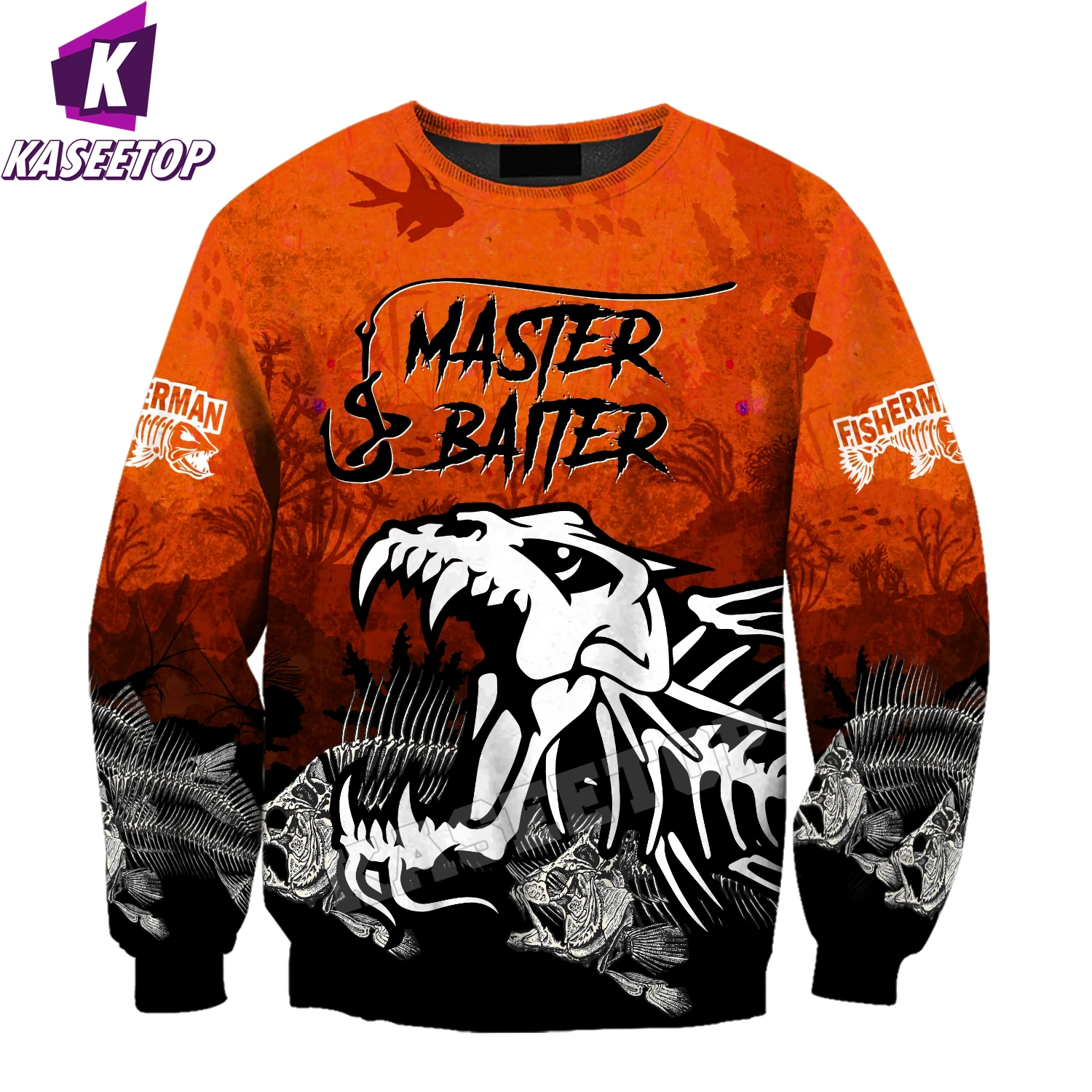 

Мужская толстовка с капюшоном Master Baiter, оранжевый свитшот с 3D принтом в стиле Харадзюку, уличная одежда, пуловер, осенняя Повседневная куртка унисекс, спортивный костюм