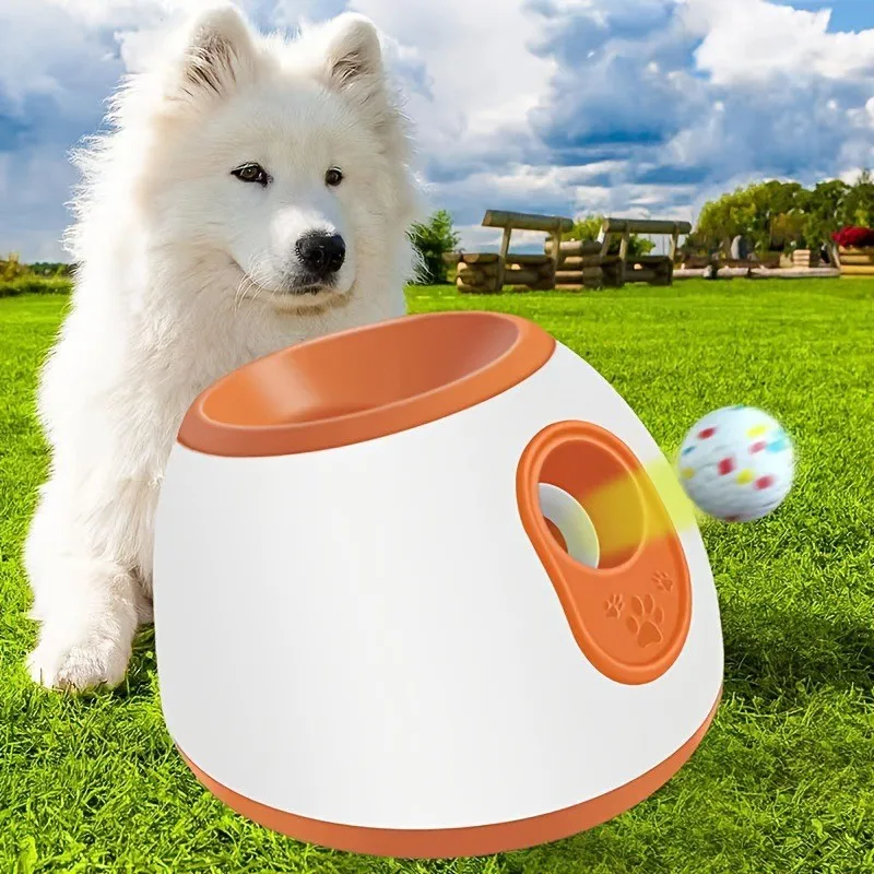 

Thrower Machine Pet Ball Dispenser Dog Toy Ball Thrower Outdoor Toys Tennis Ball Thrower Automatic Dog Ball Launcher ABS