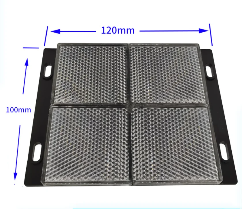 Large area reflector plate 100*100mm infrared square photoelectric switch reflector board Photoelectric sensor switch reflector